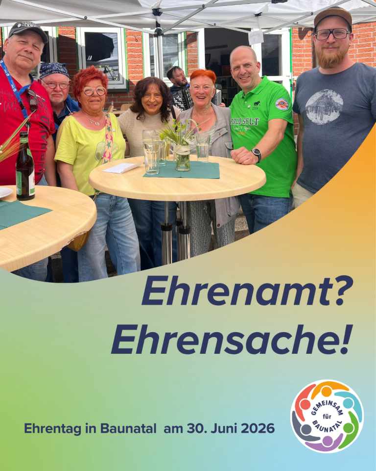 GEMEINSAM für BAUNATAL - Ehrentag des Ehrenamts in Baunatal GEMEINSAM für BAUNATAL - Ehrentag des Ehrenamts in Baunatal