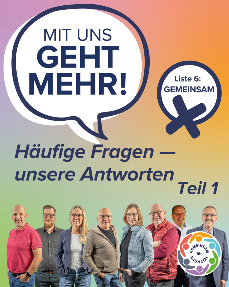 GEMEINSAM für BAUNATAL - Dialogstände - Fragen & Antworten Teil 1 - 1