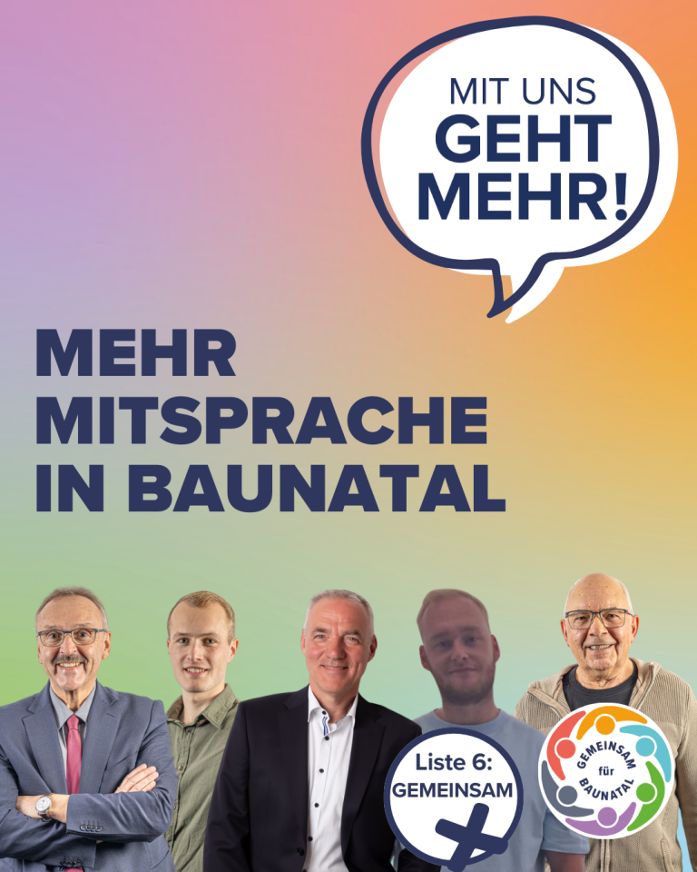 GEMEINSAM für BAUNATAL - Mehr Mitsprache in Baunatal 1