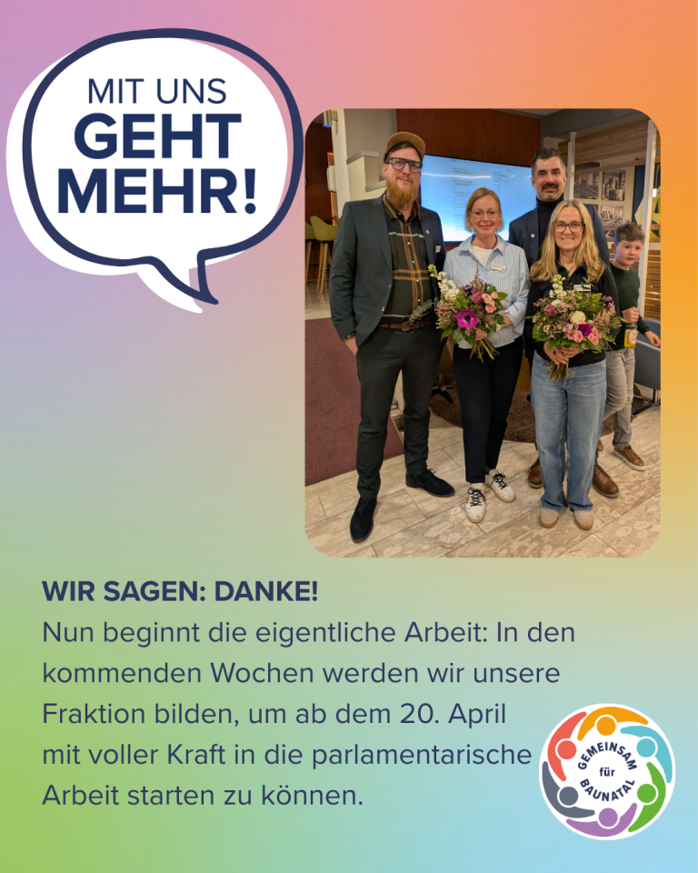 GEMEINSAM für BAUNATAL - Danke für Ihr Vertrauen bei der Kommunalwahl in Baunatal 3