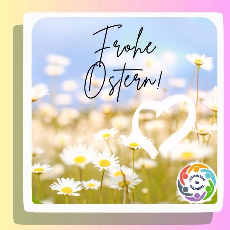 Frohe Ostern 2026 von der Wählergemeinschaft GEMEINSAM für BAUNATAL