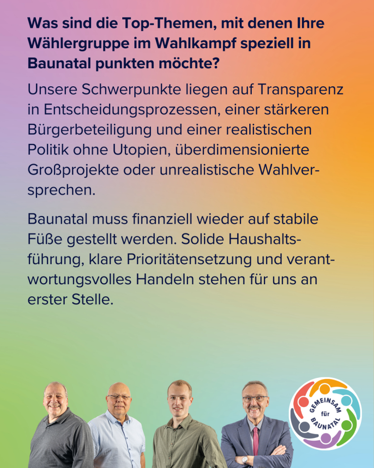 HNA-Interview - Antworten GEMEINSAM für BAUNATAL 5