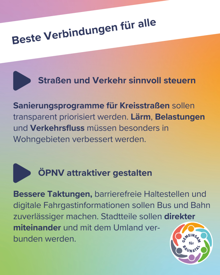 GEMEINSAM für BAUNATAL - Mobilität in Baunatal 2