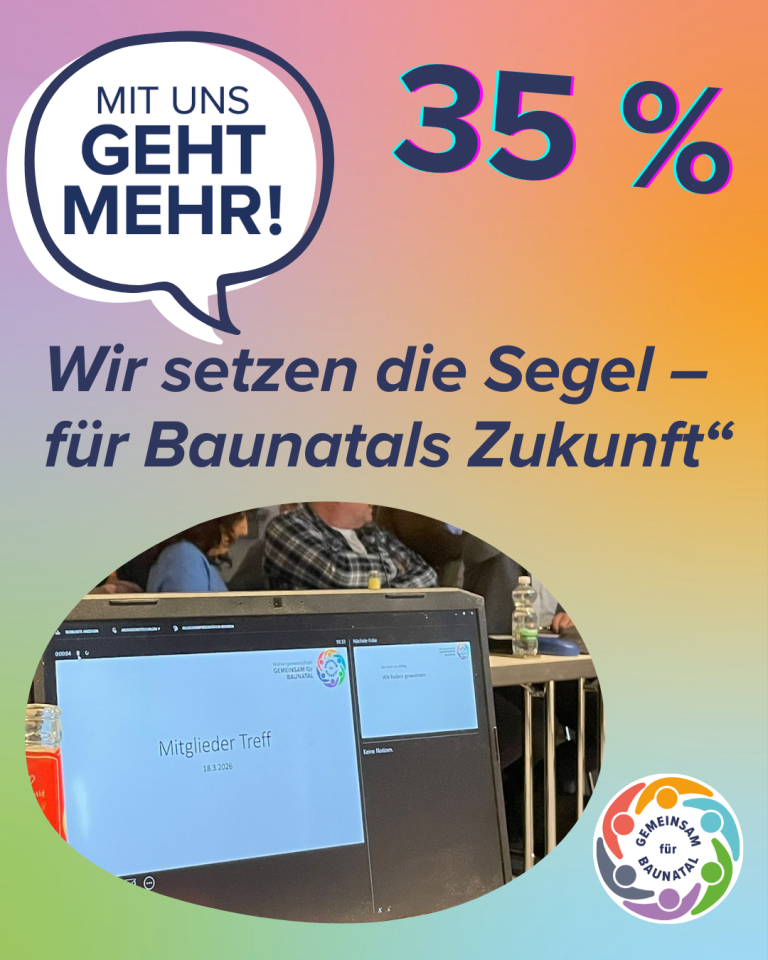 GEMEINSAM für BAUNATAL -  Starker Start in die neue Wahlperiode in Baunatal 1
