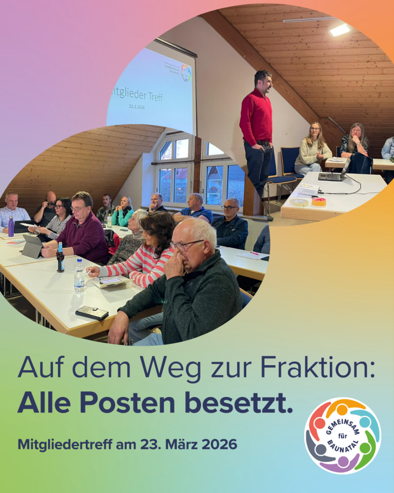 GEMEINSAM für BAUNATAL - Auf dem Weg zur Fraktion