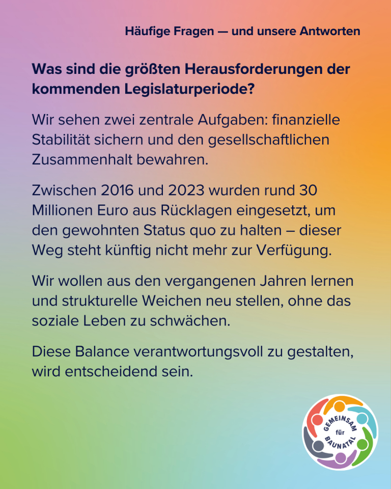 GEMEINSAM für BAUNATAL - Dialogstände - Fragen & Antworten Teil 3 - 2