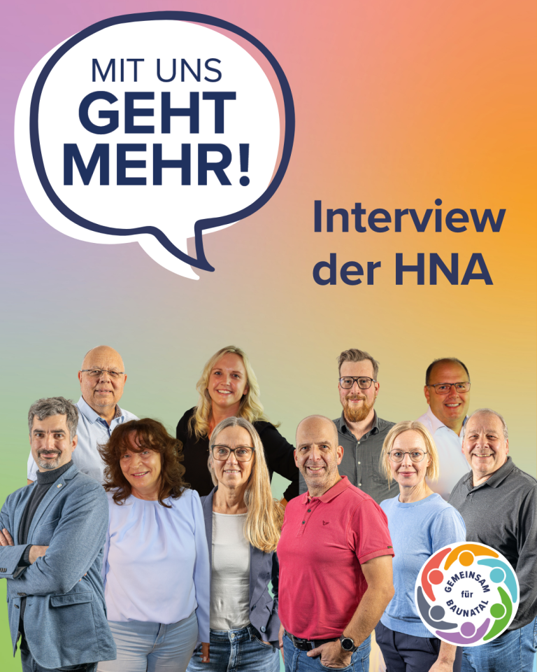 HNA-Interview - Antworten GEMEINSAM für BAUNATAL 1