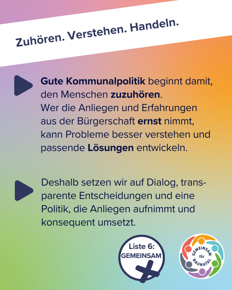 GEMEINSAM für BAUNATAL - Politik, die zuhört und konsequent umsetzt 2