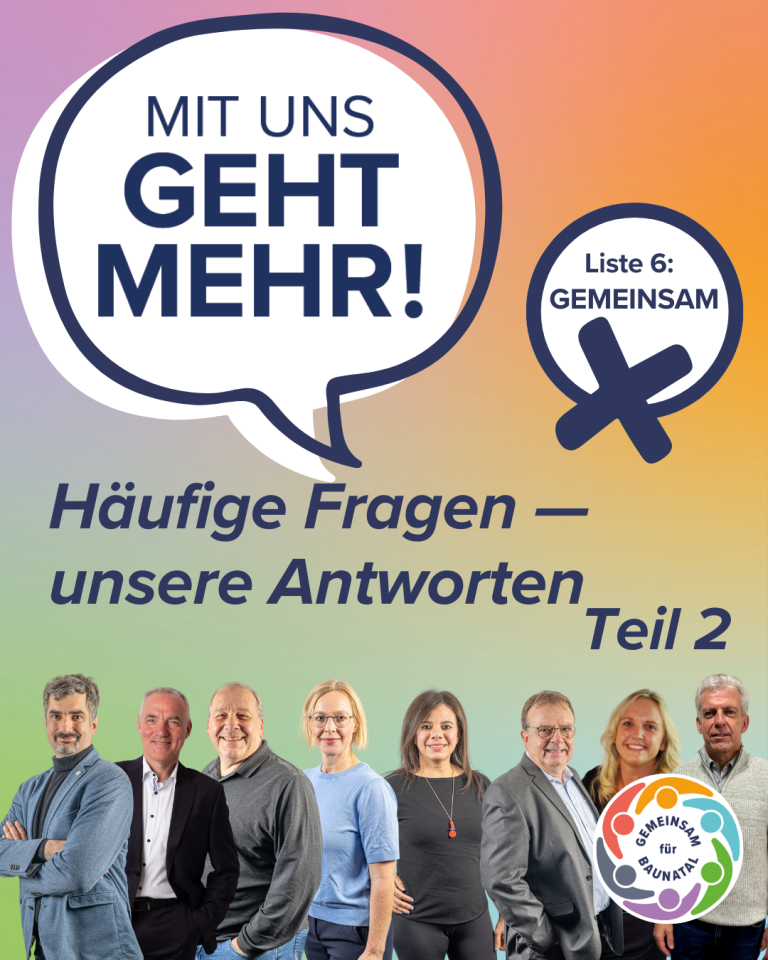 GEMEINSAM für BAUNATAL - Dialogstände - Fragen & Antworten Teil 2 - 1