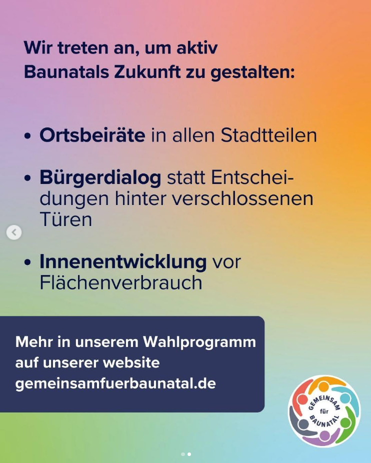GEMEINSAM für BAUNATAL - Klare Positionen 2