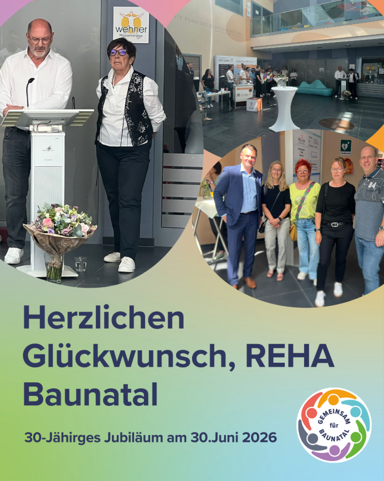 GEMEINSAM für BAUNATAL - 30 Jahre Reha Baunatal GEMEINSAM für BAUNATAL - 30 Jahre Reha Baunatal