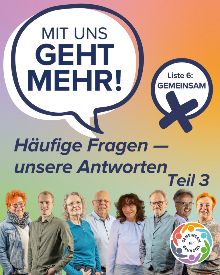 GEMEINSAM für BAUNATAL - Dialogstände - Fragen & Antworten Teil 3 - 1