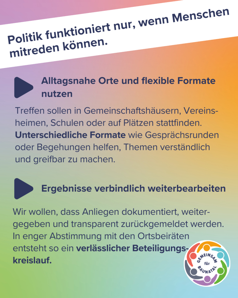 GEMEINSAM für BAUNATAL - Mehr Mitsprache in Baunatal 3