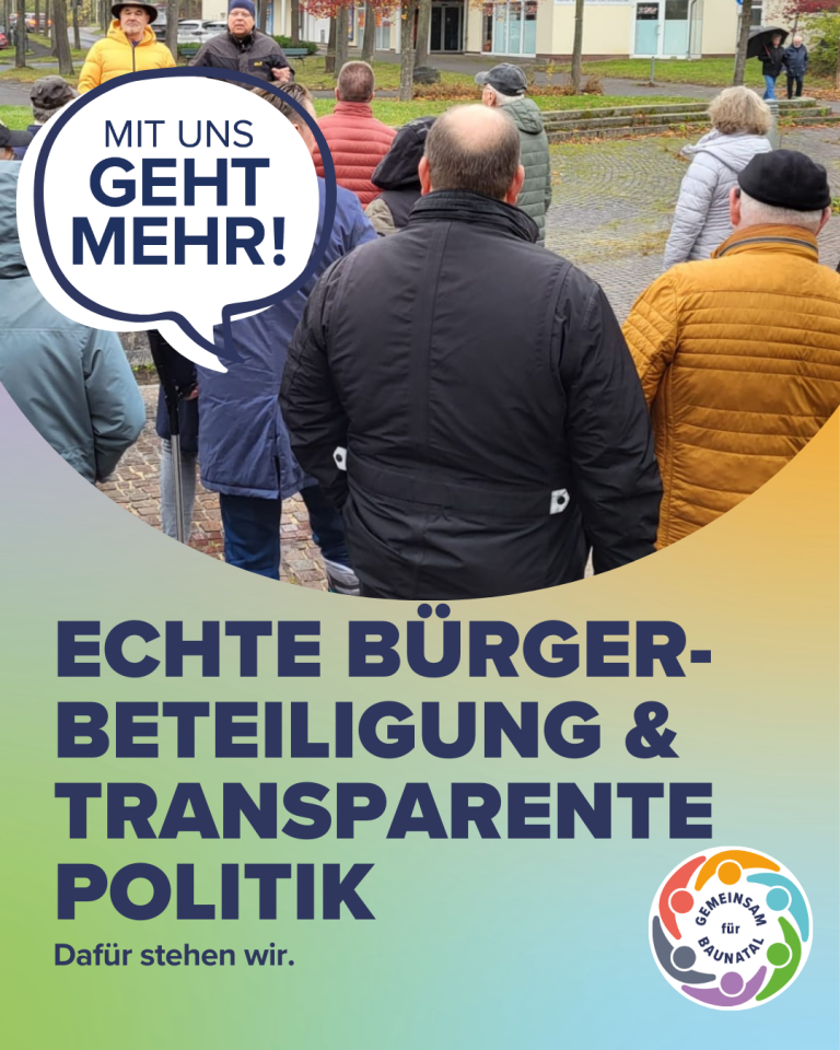 GEMEINSAM für BAUNATAL - echte Bürgerbeteiligung & transparente Politik 1