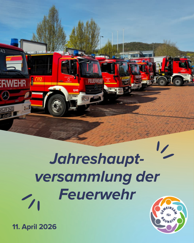 GEMEINSAM für BAUNATAL -  Besuch der Jahreshauptversammlung der Feuerwehr 1